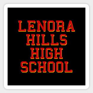 Fictional 80's TV Series School Logo Magnet